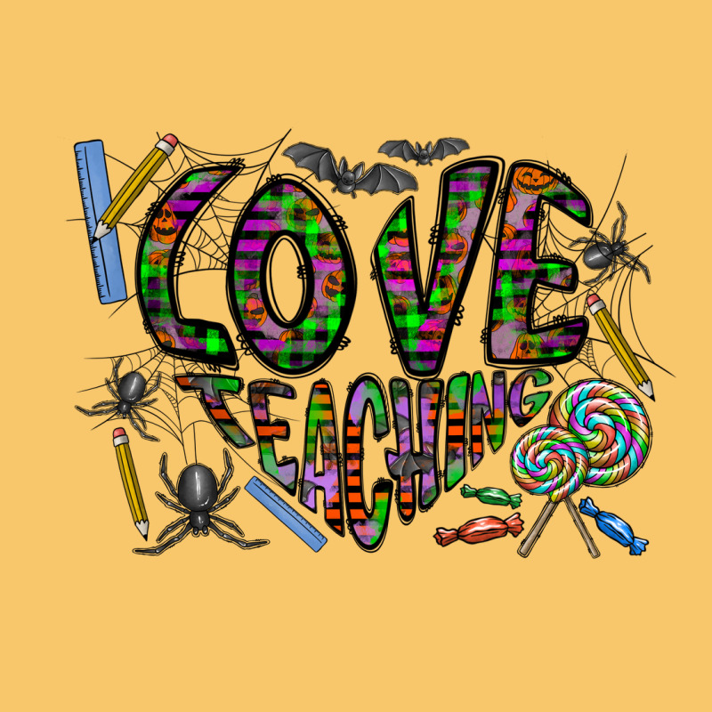 I Love Teaching Vintage Hoodie by CowhideDigitalArt | Teevron