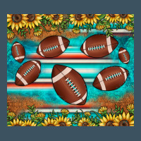 Football Turquoise Sunflower Urban Heavy Tee | Teevron