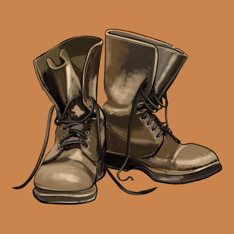 Soldier Veteran Boots Heavyweight Hoodie by MaliasSmallBusiness | Teevron
