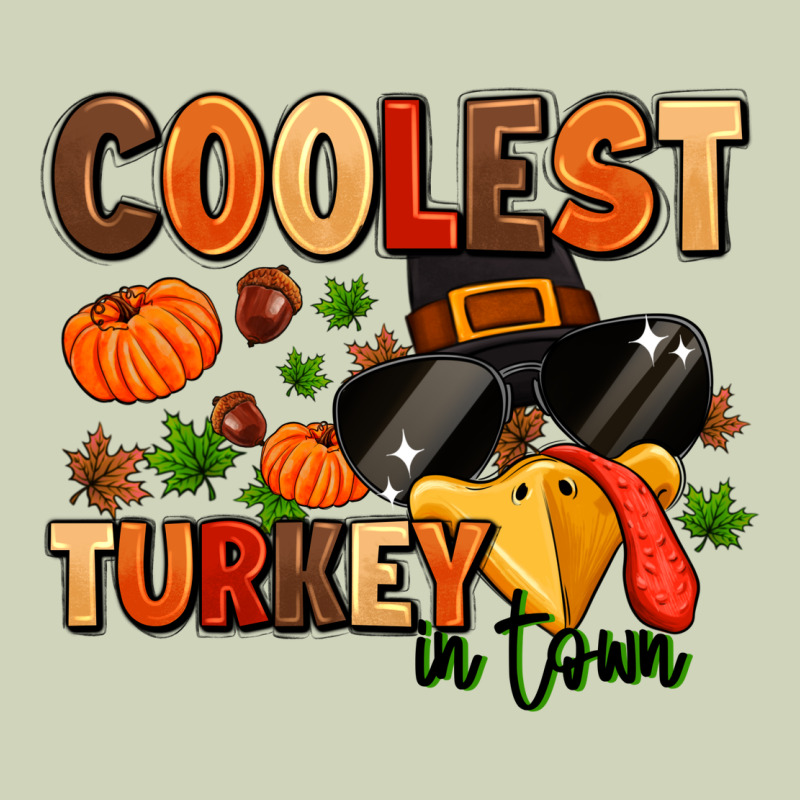 Coolest Turkey In Town Heavyweight Hoodie by MaliasSmallBusiness | Teevron