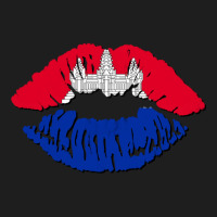 Cambodian Flag Lips Classic Tee | Teevron