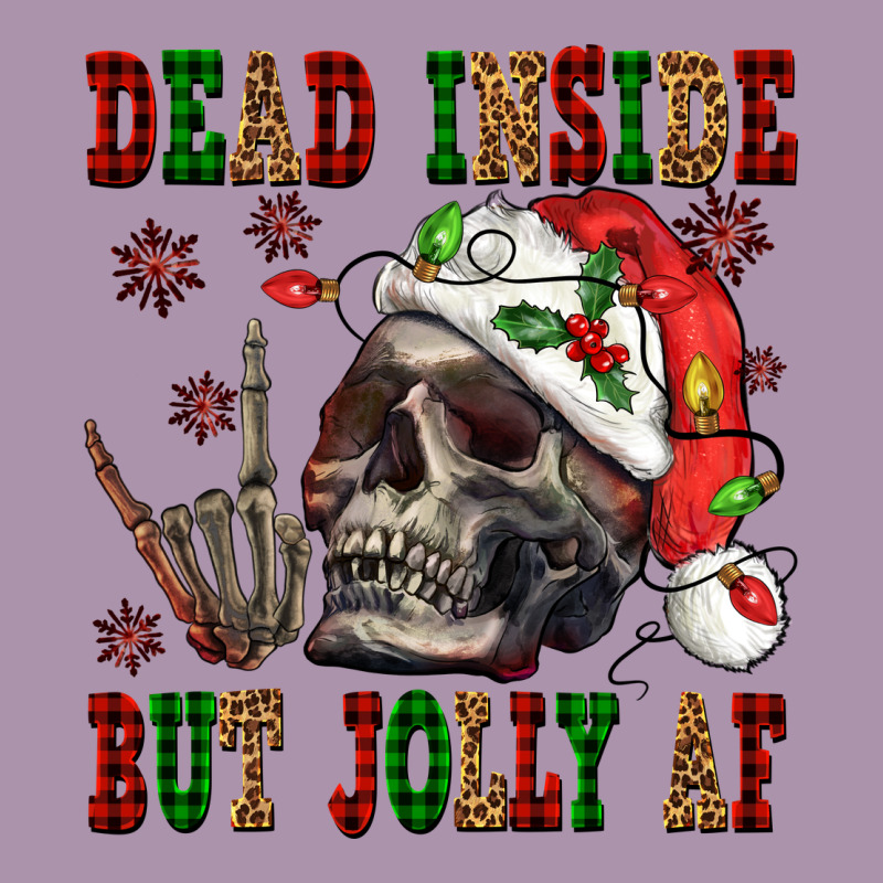 Dead Inside But Jolly Af Heavyweight Hoodie by NancyCooperArtShop | Teevron