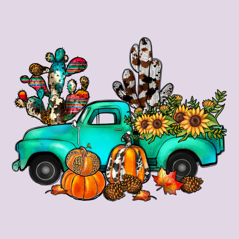 Cactus Pumpkin Truck Fall Classic Tee by JahusDesignShop | Teevron