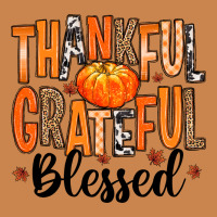 Thankful Grateful Blessed Heavyweight Hoodie | Teevron
