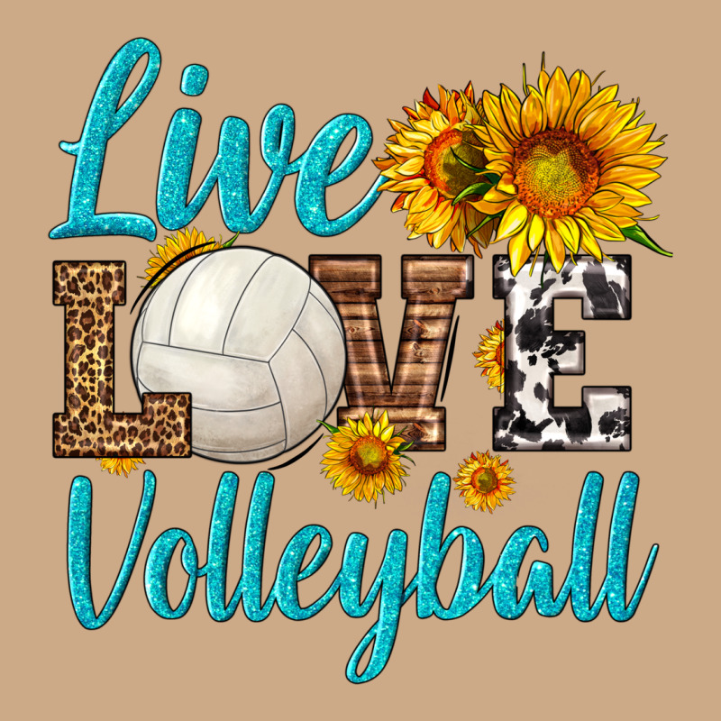 Live Love Volleyball Vintage Hoodie by HRA Design Shop | Teevron