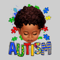Autism Afro Kid Full Face Premium Tee | Teevron