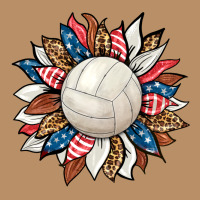 Volleyball Sunflower Vintage Hoodie | Teevron