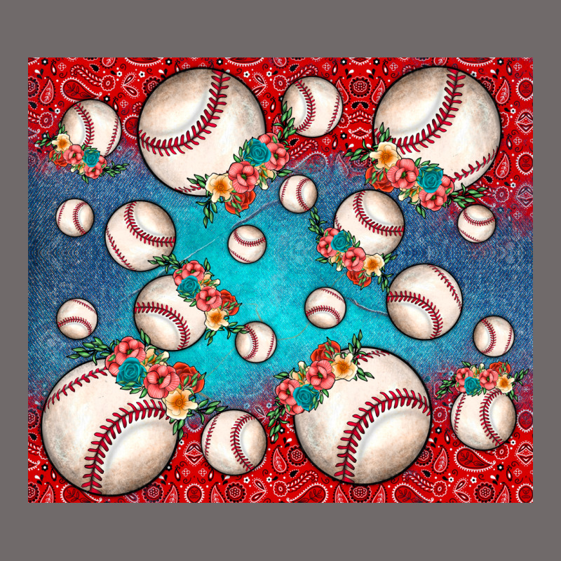 Baseball Paisley And Jean Pattern Urban Heavy Tee by JahusDesignShop | Teevron