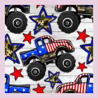 Usa Monster Truck Seamless Pattern Classic Tee | Teevron