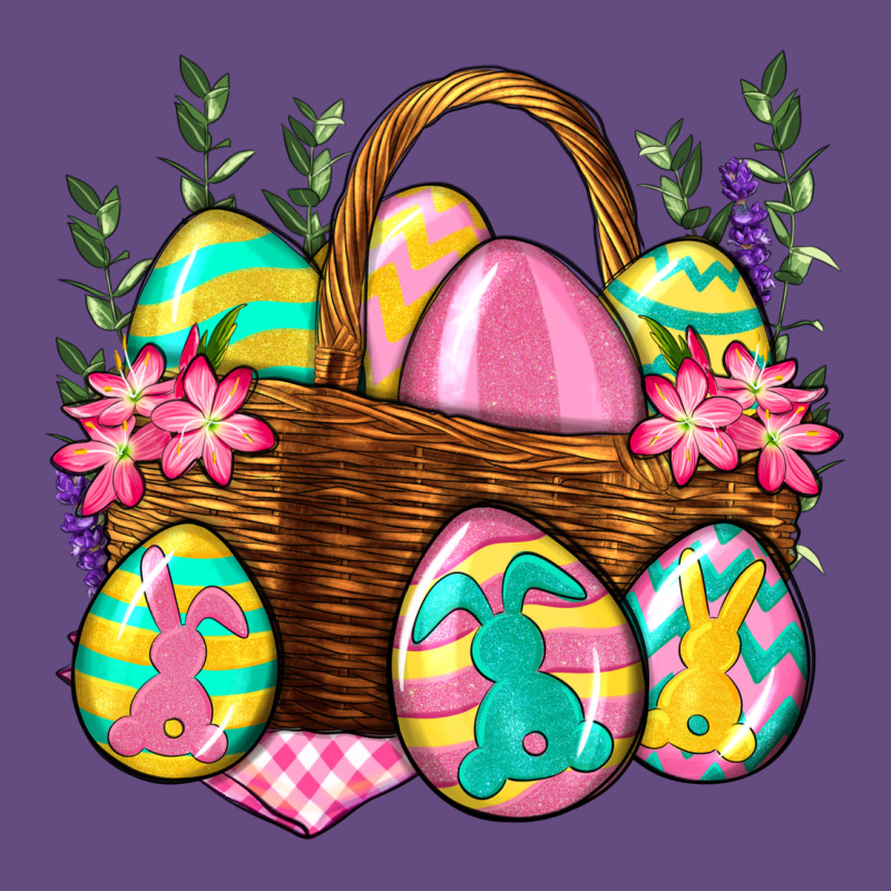 Easter Eggs With Basket Easter Day Vintage Hoodie by Neo Western | Teevron