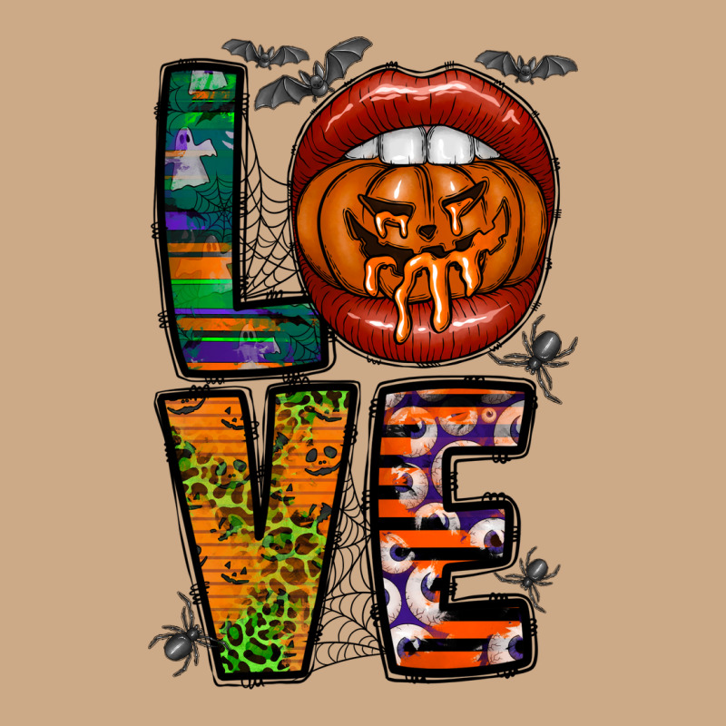 Love Halloween Lips Vintage Hoodie by CowhideDigitalArt | Teevron