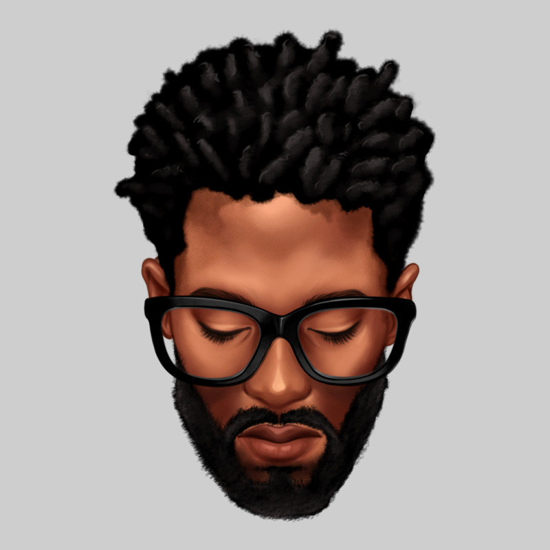 Bearded Black Man Portrait Premium Tee by texasbilliewilder | Teevron