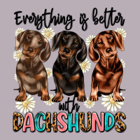 Everything Is Better With Dachshunds Vintage Tee | Teevron