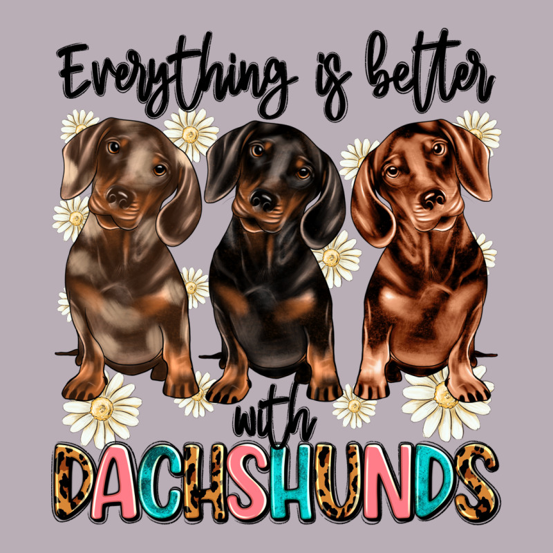 Everything Is Better With Dachshunds Vintage Tee by JahusDesignShop | Teevron