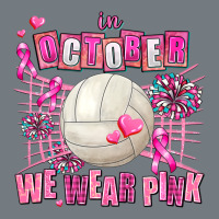 In October We Wear Pink Volleyball Heavyweight Sweatshirt | Teevron