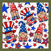 4th Of July Patriotic Gnome Seamless Pattern Classic Tee | Teevron