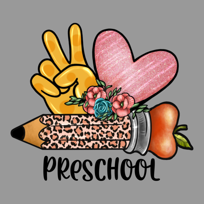 Peace Love Preschool Vintage Hoodie by JahusDesignShop | Teevron