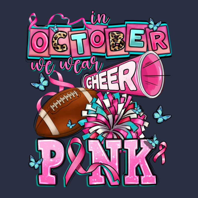 In October We Wear Cheer Pink Football Heavyweight Sweatshirt by AdoDesignShop | Teevron