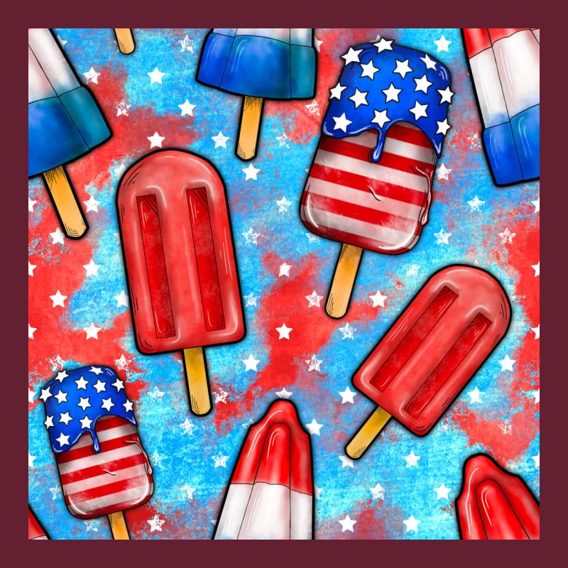 4th Of July Popsicle Seamless Pattern Classic Tee by BundleAndBundleShop | Teevron