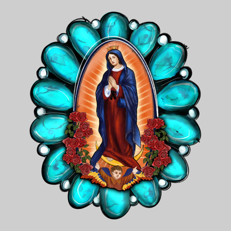 Gemstone Lady Of Guadalupe Premium Tee by RanaPortraitStore | Teevron