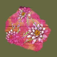 V.d  Lavender And Lotus Patches Long Sleeve Tee | Teevron