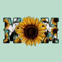 Sunflower Turquoise Cowhide Mom Premium Hoodie | Teevron