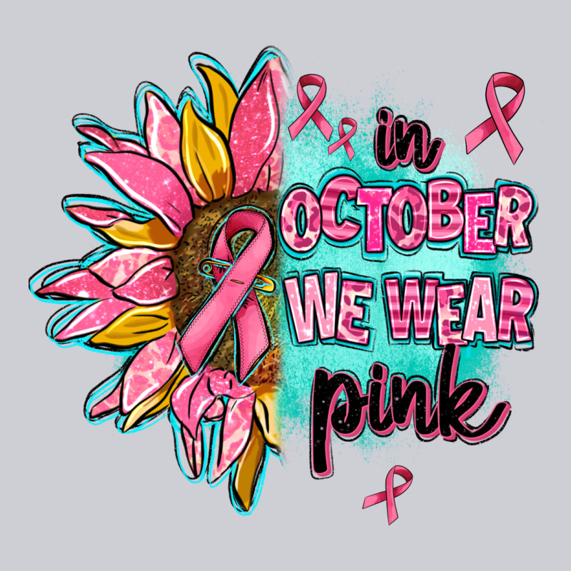 Sunflower In October We Wear Pink Heavyweight Sweatshirt by AdoDesignShop | Teevron