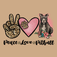 Peace Love Pitbull Vintage Hoodie | Teevron