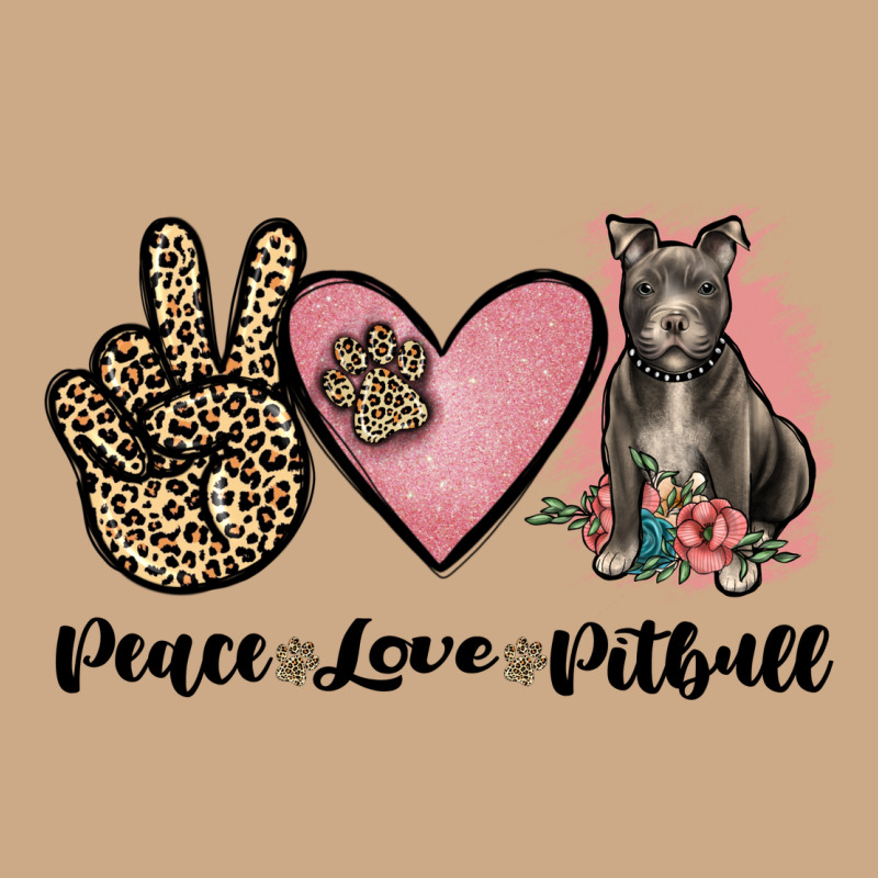 Peace Love Pitbull Vintage Hoodie by JahusDesignShop | Teevron