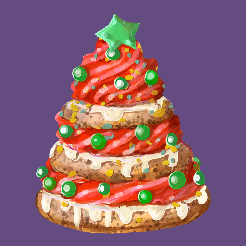 Red Christmas Cookie Cake Fa Element Vintage Hoodie by FaDigitalArtStudio | Teevron