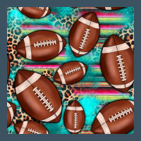 Football Leopard Turquoise Seamless Pattern Urban Heavy Tee | Teevron