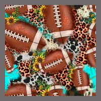 Football Leopard Turquoise Cowhide Sunflower Seamless Pattern Urban Heavy Tee | Teevron