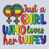 Just A Girl Who Loves Her Wifey Premium Sweatshirt | Teevron