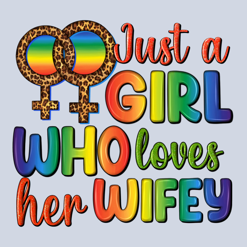 Just A Girl Who Loves Her Wifey Premium Sweatshirt by BundleAndBundleShop | Teevron