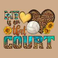 My Heart Is On That Court Vintage Hoodie | Teevron