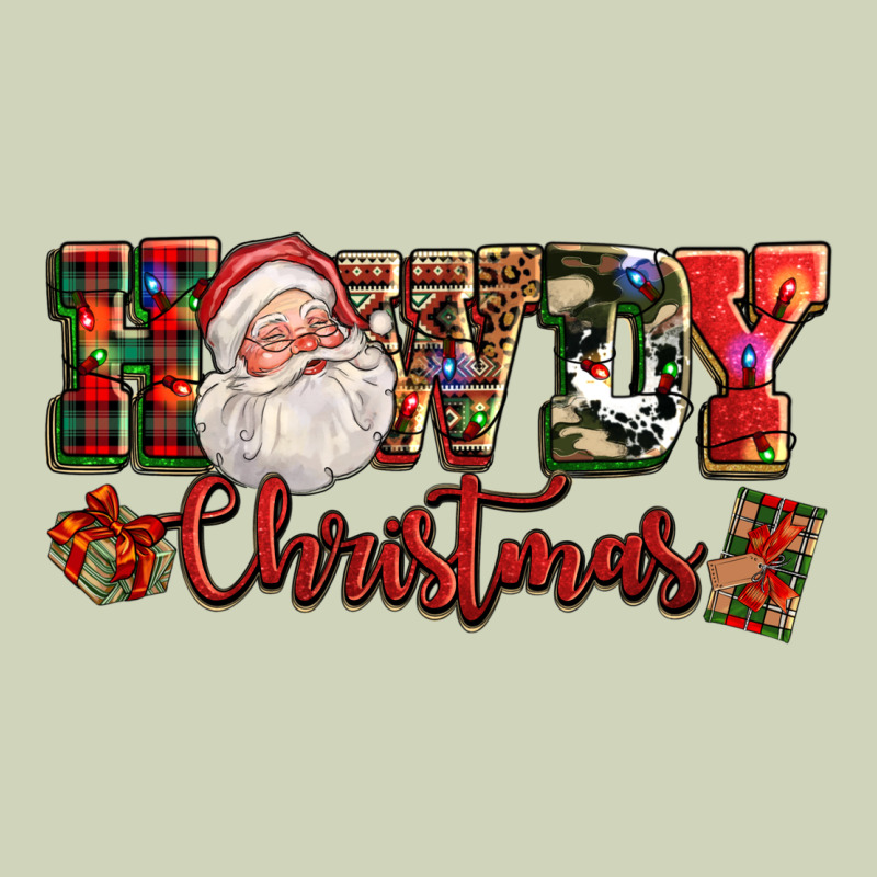 Howdy Christmas Santa Heavyweight Hoodie by NancyCooperArtShop | Teevron