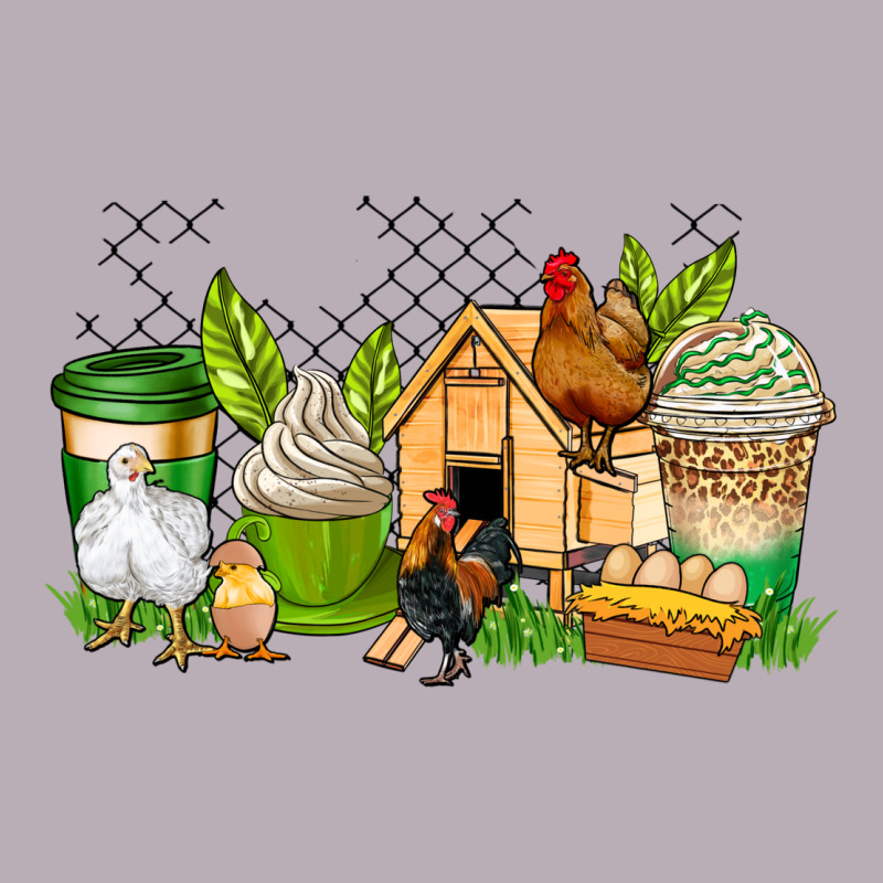 Chicken Coffee Cups Vintage Tee by AdoDesignShop | Teevron