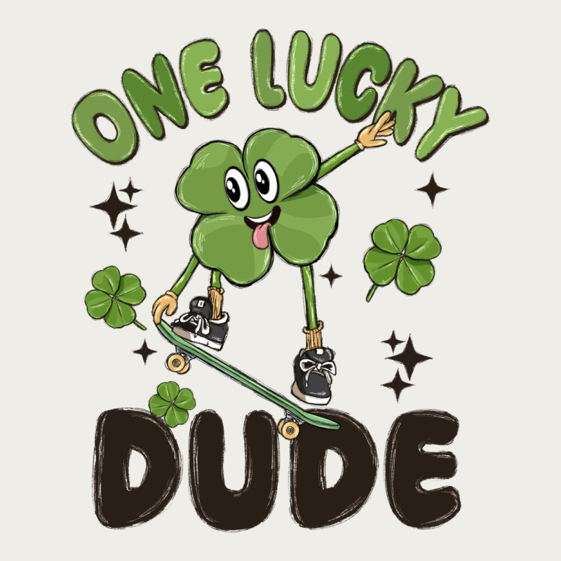 One Lucky Dude Zipper Hoodie by MaliasSmallBusiness | Teevron