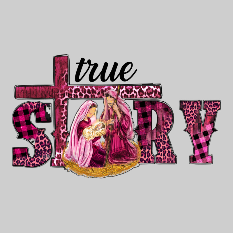 Pink Christmas True Story Holy Family Premium Tee by RanaPortraitStore | Teevron
