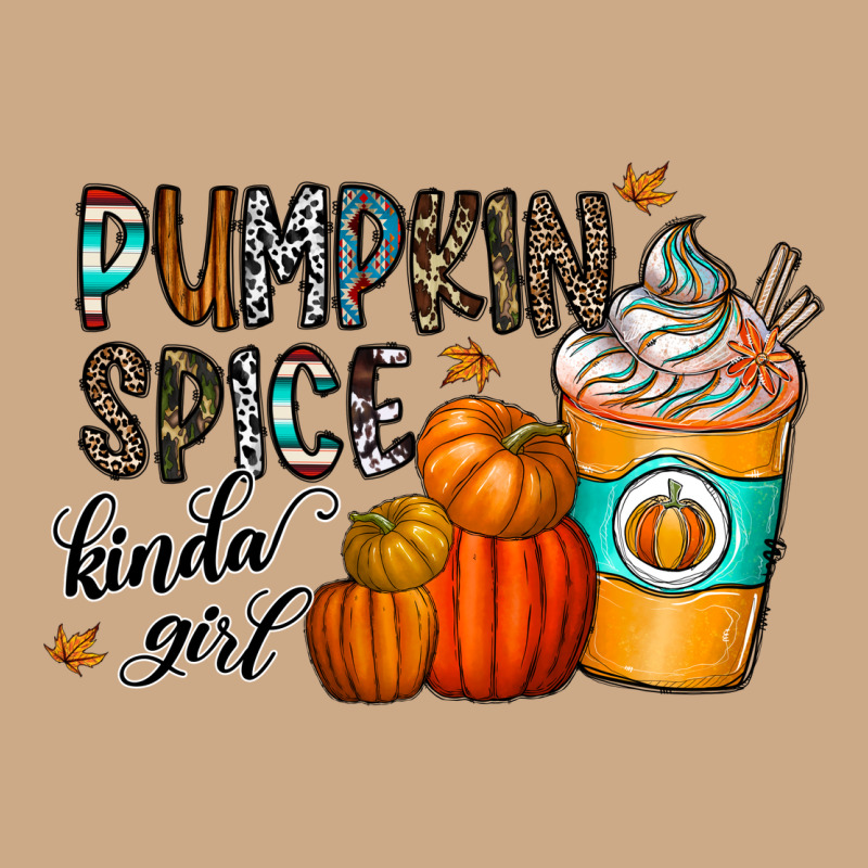 Pumpkin Spice Kinda Girl Vintage Hoodie by CowhideDigitalArt | Teevron