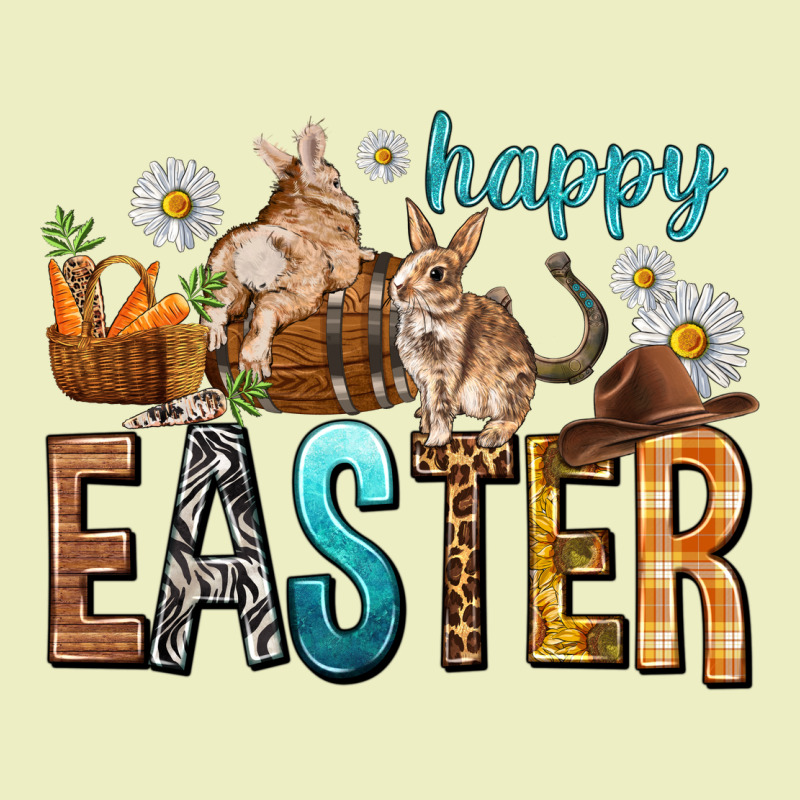Happy Easter With Cowboy Easter Day Urban Hoodie by HowdyJamesFarm | Teevron