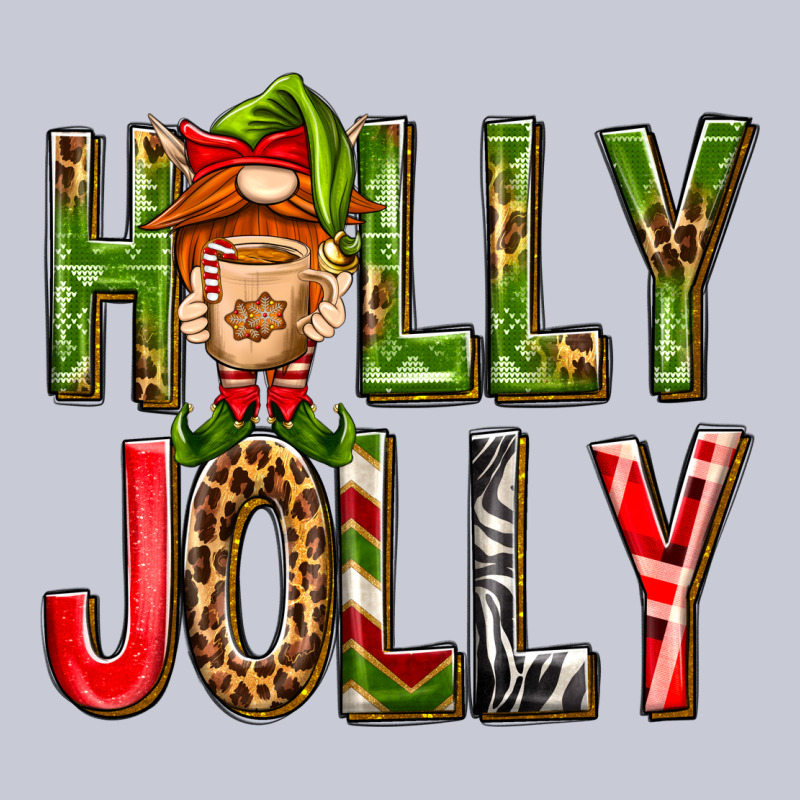 Holly Jolly Elf Gnome Heavyweight Hoodie by NancyCooperArtShop | Teevron