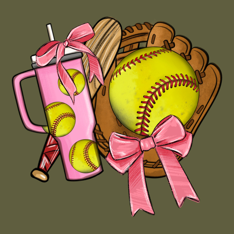 Softball Coquette Bow Vintage Tee by JahusDesignShop | Teevron