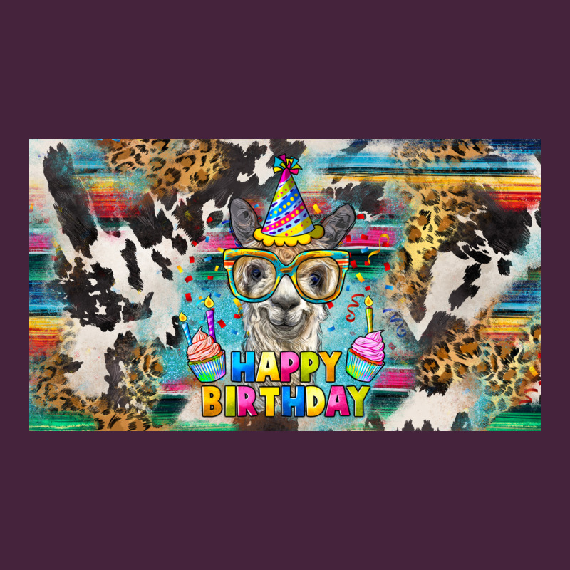 Happy Birthday Alpaca Blue Cup Premium Tee by BarkalooDesign | Teevron