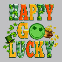 Happy Go Lucky  With Coin And Shamrock Long Sleeve Tee | Teevron