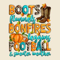Boots Flannels Bonfires Leggins American Football Premium Tee | Teevron