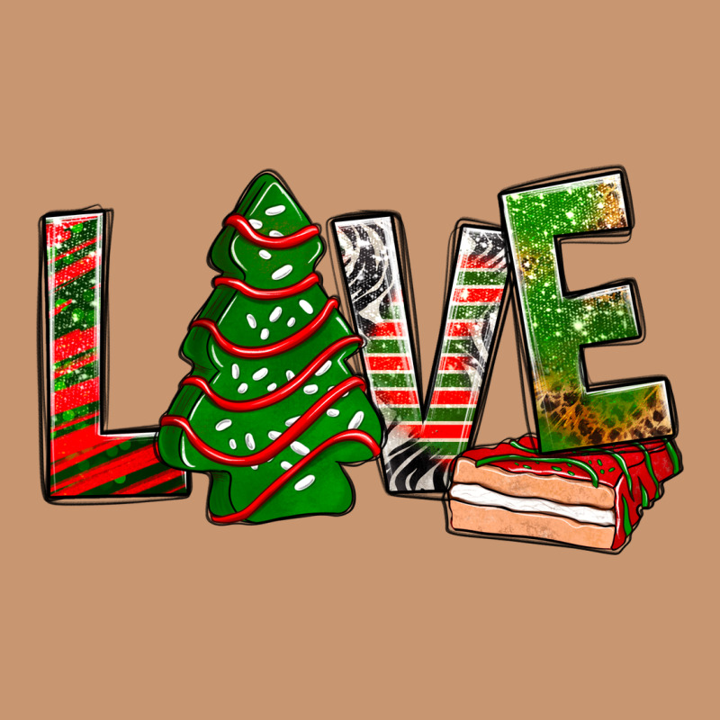 Love Christmas Tree Cake Heavyweight Hoodie by NancyCooperArtShop | Teevron