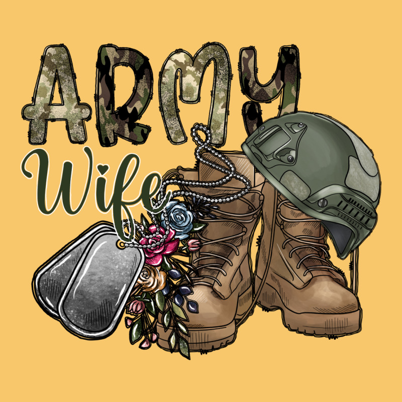 Army Wife Vintage Hoodie by SublimationCraftShop | Teevron
