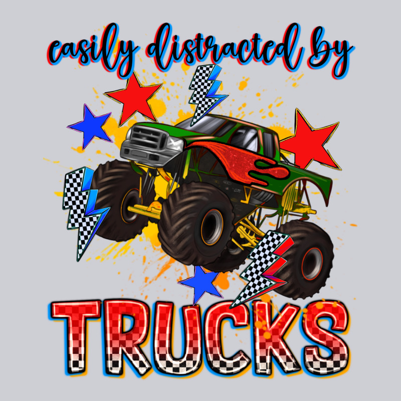 Easily Distracted By Trucks Heavyweight Sweatshirt by AdoDesignShop | Teevron