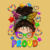 Lgbtq+ Messy Bun With Colorful Stars Premium Sweatshirt | Teevron